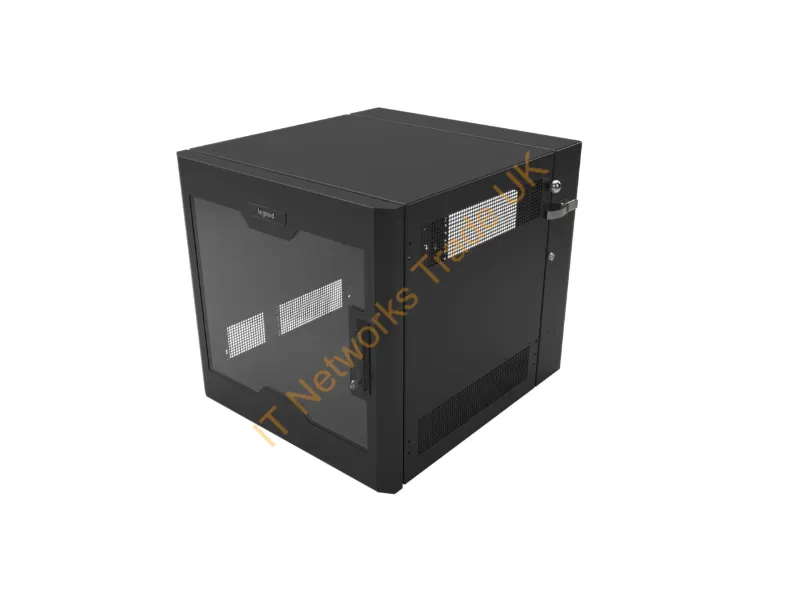 SWM12RUPL-26-26 - Legrand Swm12Rupl-26-26 Rack Cabinet 12U Wall Mounted Rack Black