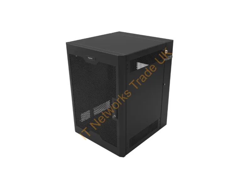 SWMR18RUPD-26-26 - Legrand Swmr18Rupd-26-26 Rack Cabinet 18U Wall Mounted Rack Black