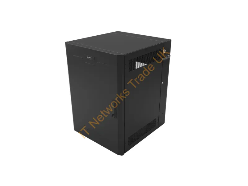 SWMR18RUSD-26-26 - Legrand Swmr18Rusd-26-26 Rack Cabinet 18U Wall Mounted Rack Black