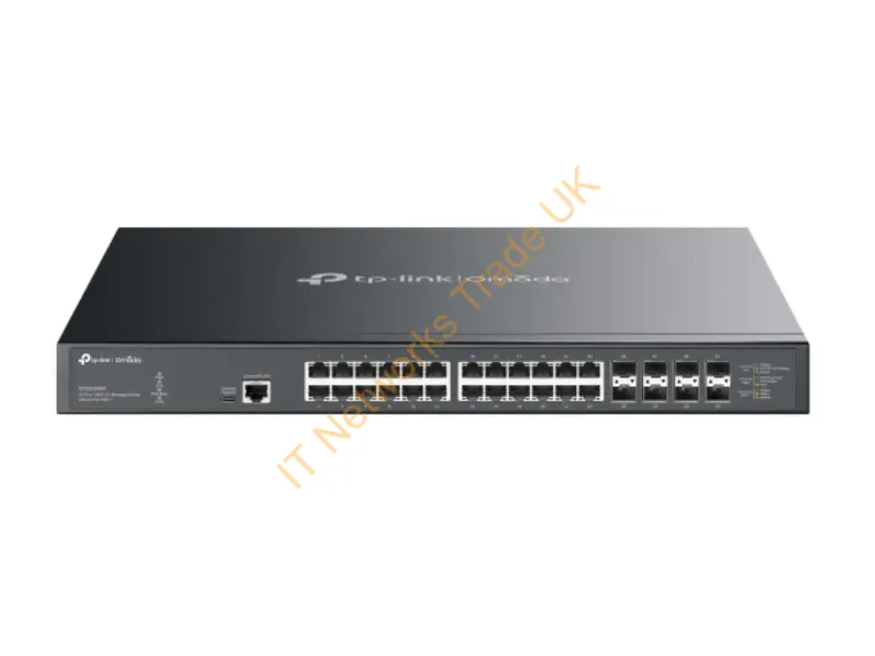 SX3832MPP - Tp-Link Omada Sx3832Mpp Network Switch Managed L2+ 10G Ethernet (100/1000/10000) Power Over Ethernet (Poe) Din Rail Black