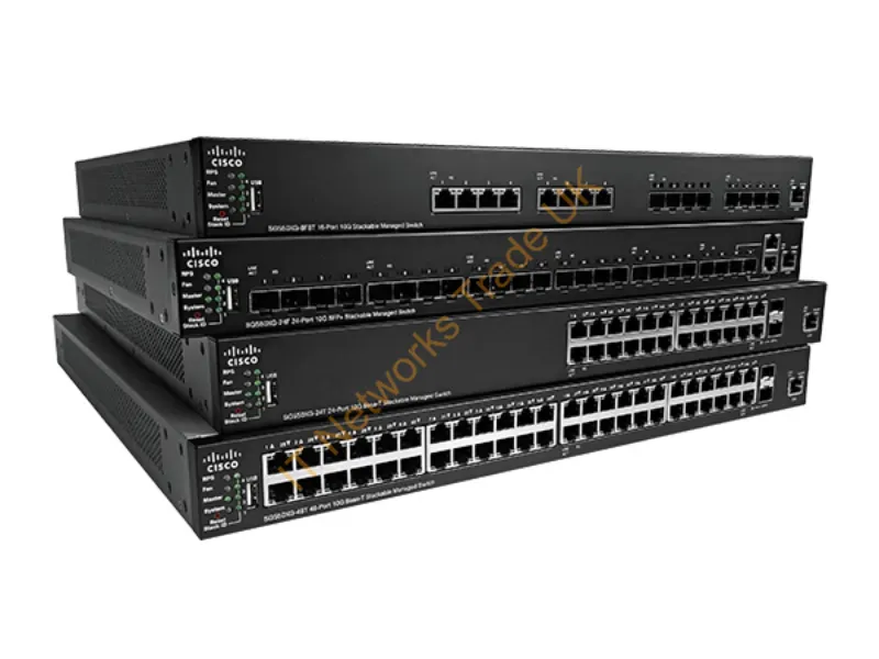 SX550X-16FT-K9-NA - Cisco 550X Managed L2/L3 10G Ethernet (100/1000/10000) 1U Black