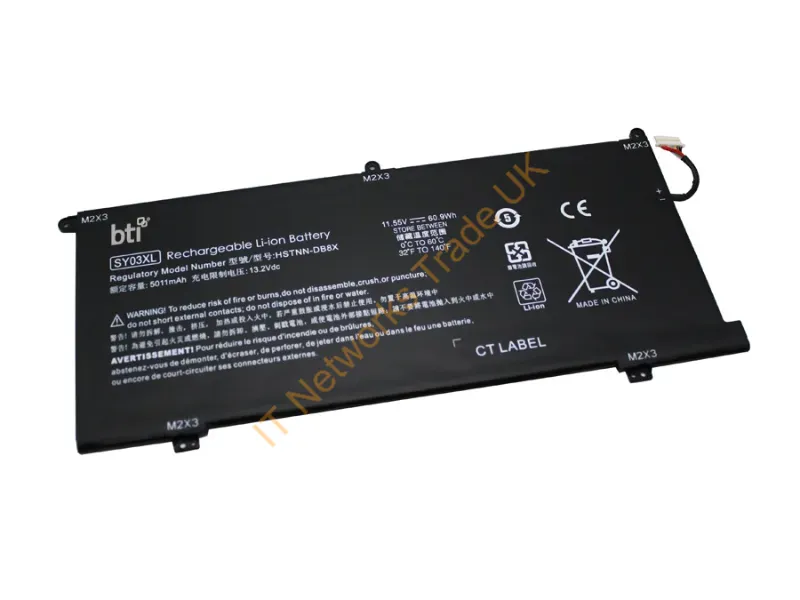 SY03XL-BTI - Bti Sy03Xl- Industrial Rechargeable Battery Lithium-Ion (Li-Ion) 11.55 V