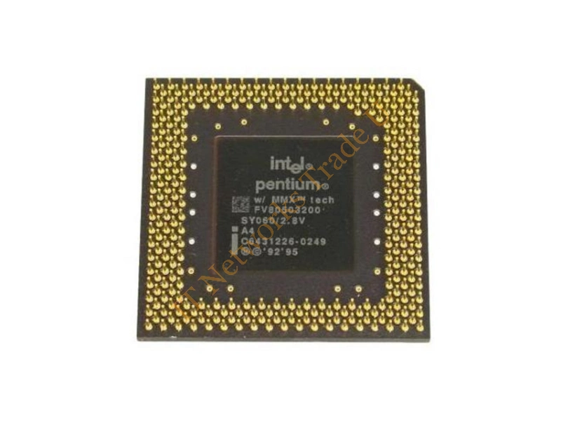 SY0451 Intel Pentium 200MHz 66MHz FSB 16KB L1 Cache Socket PPGA296 Retail Processor