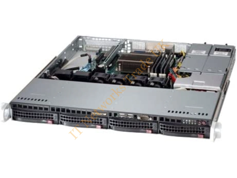 SYS-5018D-MTRF Supermicro SuperServer SYS-5018D-MTRF LGA1150 400W 1U Rackmount Server Barebone System (Black)