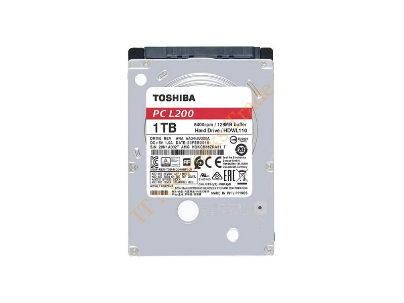 T000010130 Toshiba 1TB 7200RPM SATA 3Gb/s 3.5-inch Desktop Hard Disk Drive Internal HDD