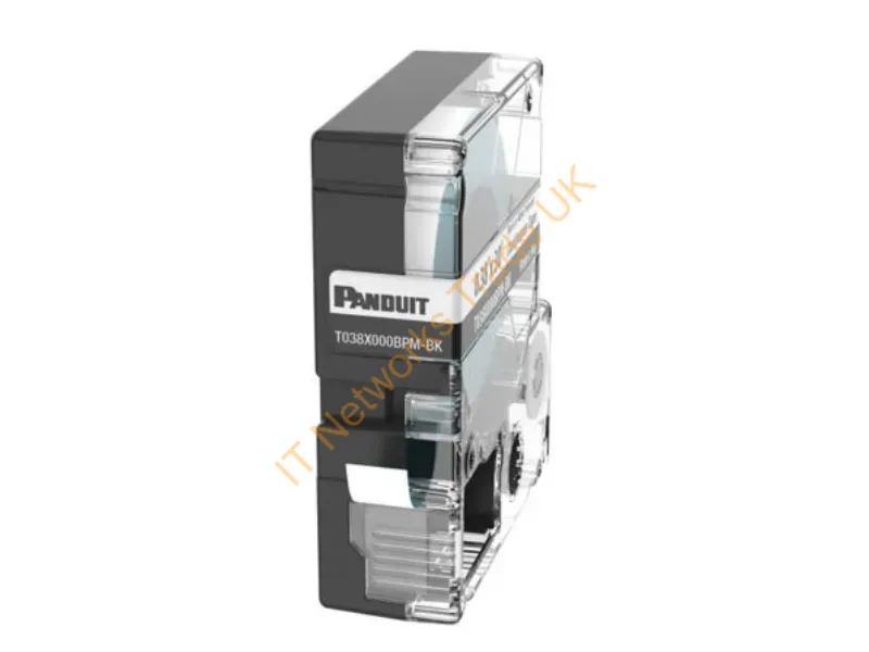 T038X000BPM-BK - Panduit T038X000Bpm-Bk Printer Label Black, Transparent, White