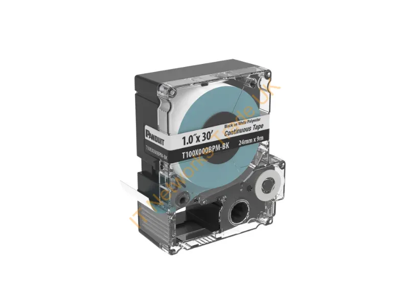 T100X000BPM-BK - Panduit T100X000Bpm-Bk Label-Making Tape Black