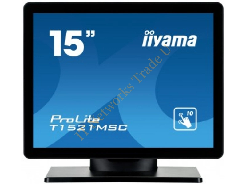 T1521MSC-B1 - iiyama ProLite T1521MSC-B1 15" 1024 x 768pixels Multi-touch Tabletop Black touch screen monitor