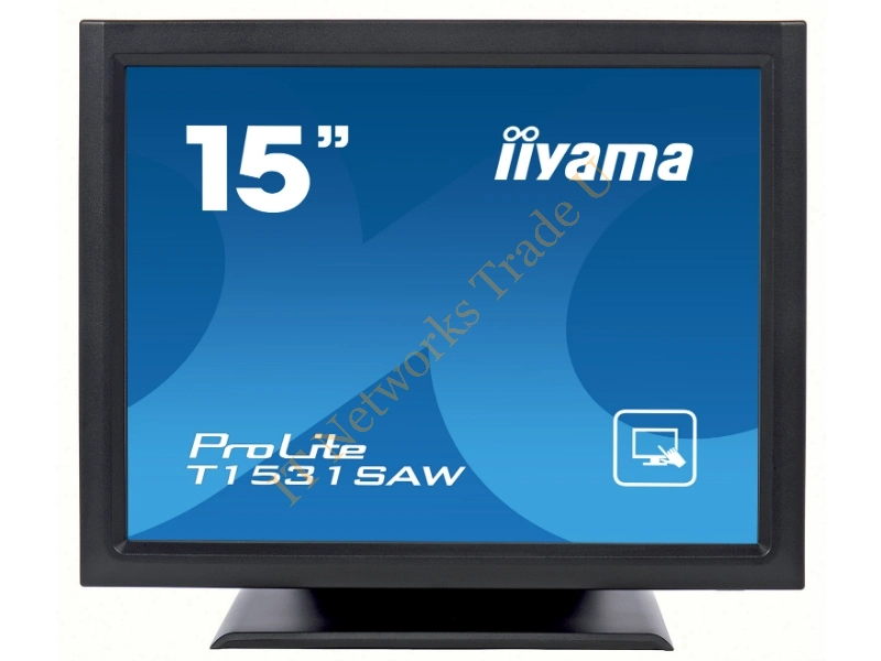 T1531SAW-B3 - iiyama ProLite T1531SAW-B3 15" 1024 x 768pixels Tabletop Black touch screen monitor