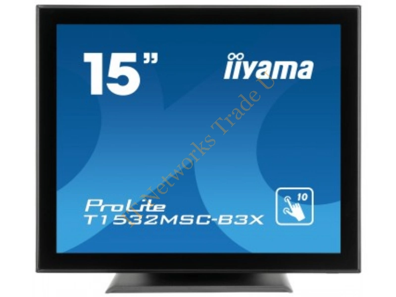 T1532MSC-B3X - iiyama ProLite T1532MSC-B3X 15" 1024 x 768pixels Multi-touch Tabletop Black touch screen monitor