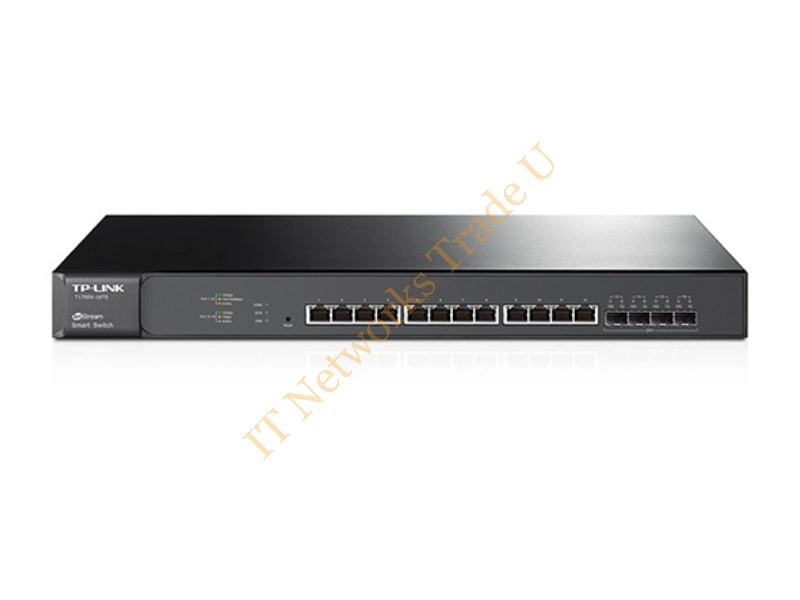 T1700X-16TS - TP-LINK JetStream L2+ 10G Ethernet (100/1000/10000) 1U Black Network Switch