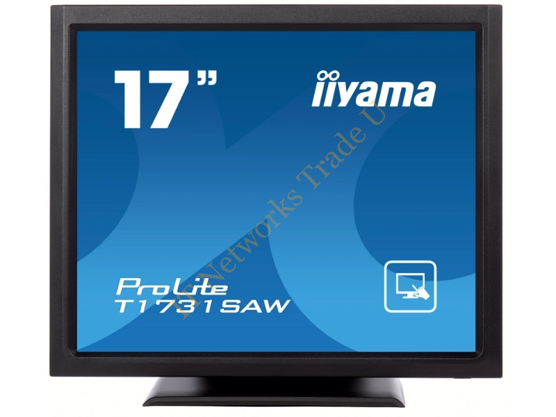 T1731SAW-B1 - iiyama ProLite T1731SAW-B1 17" 1280 x 1024pixels Single-touch Tabletop Black touch screen monitor