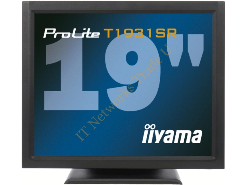 T1931SR-B1 - iiyama ProLite T1931SR-1 19" 1280 x 1024pixels Tabletop Black touch screen monitor