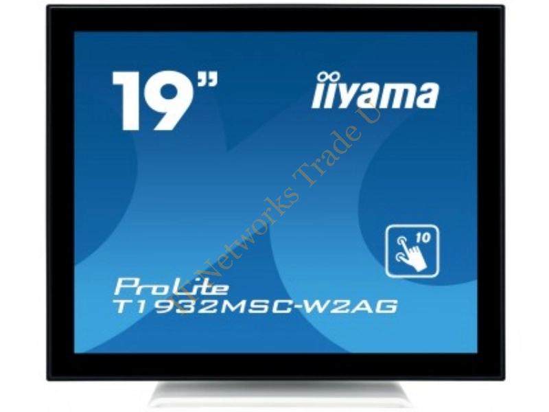 T1932MSC-W2AG - iiyama ProLite T1932MSC-W2AG 19" 1280 x 1024pixels Multi-touch Black,White touch screen monitor
