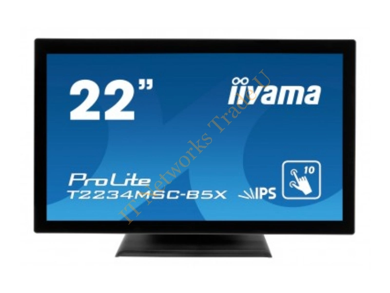 T2234MSC-B5X - iiyama ProLite T2234MSC-B5X 21.5" 1920 x 1080pixels Multi-touch Black touch screen monitor