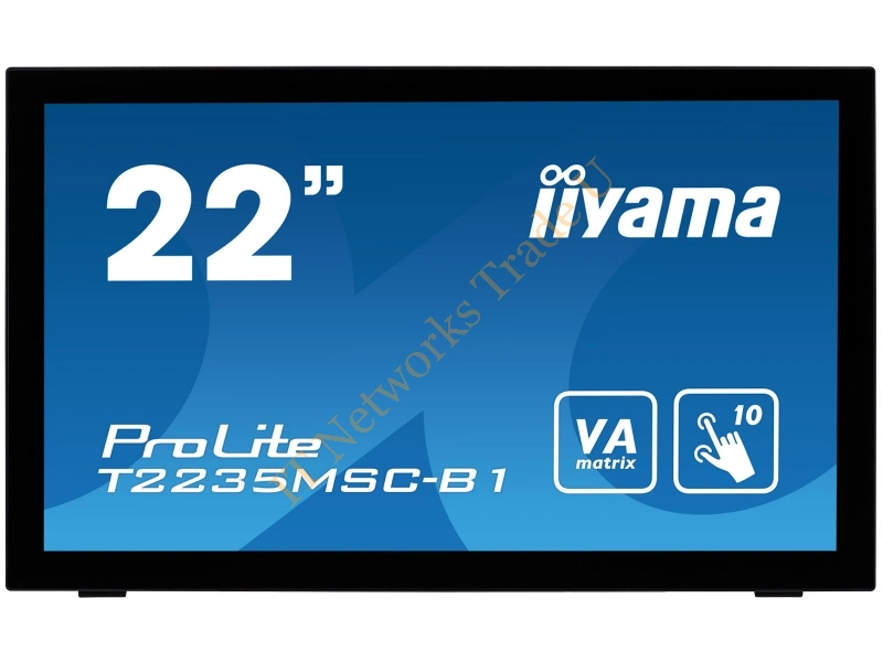 T2235MSC-B1 - iiyama ProLite T2235MSC 21.5" 1920 x 1080pixels Multi-touch Tabletop Black touch screen monitor