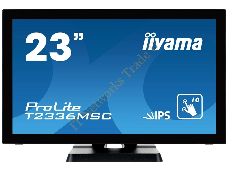T2336MSC-B2 - iiyama ProLite T2336MSC-B2 23" 1920 x 1080pixels Multi-touch Black touch screen monitor