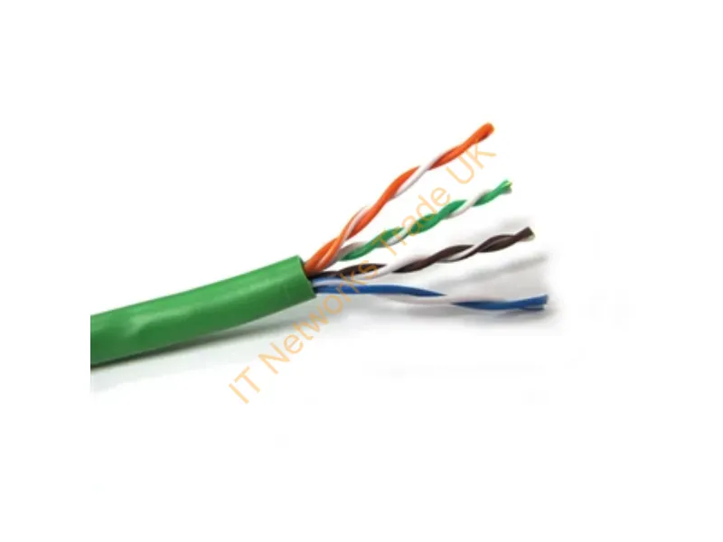 T2404L5E-GN - Weltron 1000Ft Cat5E 350Mhz Utp Networking Cable Green 12000" (304.8 M) U/Utp (Utp)