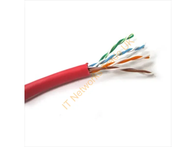 T2404L5E-RD - Weltron 1000Ft Cat5E 350Mhz Utp Networking Cable Red 12000" (304.8 M) U/Utp (Utp)