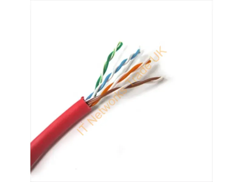 T2404L5EPA-RD - Weltron 1000Ft Cat5E Utp Networking Cable Red 12000" (304.8 M) U/Utp (Utp)