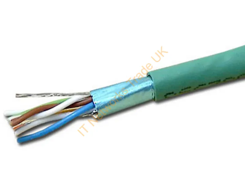 T2404L5EPSH-GN - Weltron 1000 Ft. Cat5E Solid Cmp Networking Cable Green 12000" (304.8 M) U/Ftp (Stp)