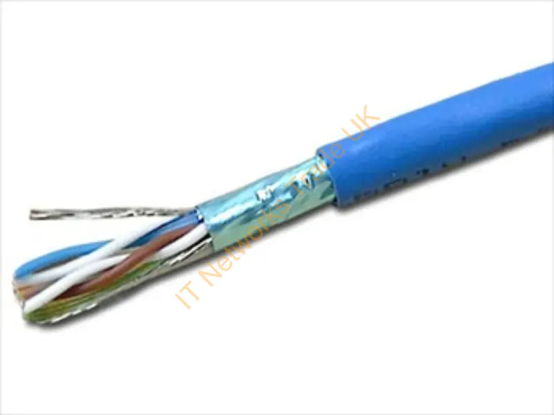 T2404L5ESH-BL - Weltron 1000Ft Cat5E Stp Networking Cable Blue 12000" (304.8 M) U/Ftp (Stp)