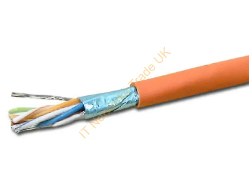 T2404L5ESH-OR - Weltron 1000Ft Cat5E Stp Networking Cable Orange 12000" (304.8 M) U/Ftp (Stp)