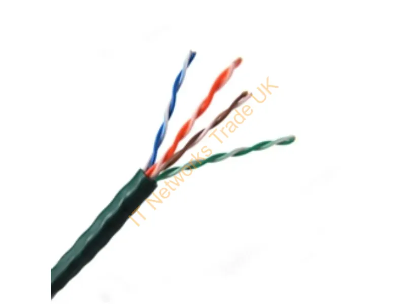 T2404L5PASH-GN - Weltron Cat5E, 1000Ft. Networking Cable Green 12000" (304.8 M) U/Ftp (Stp)