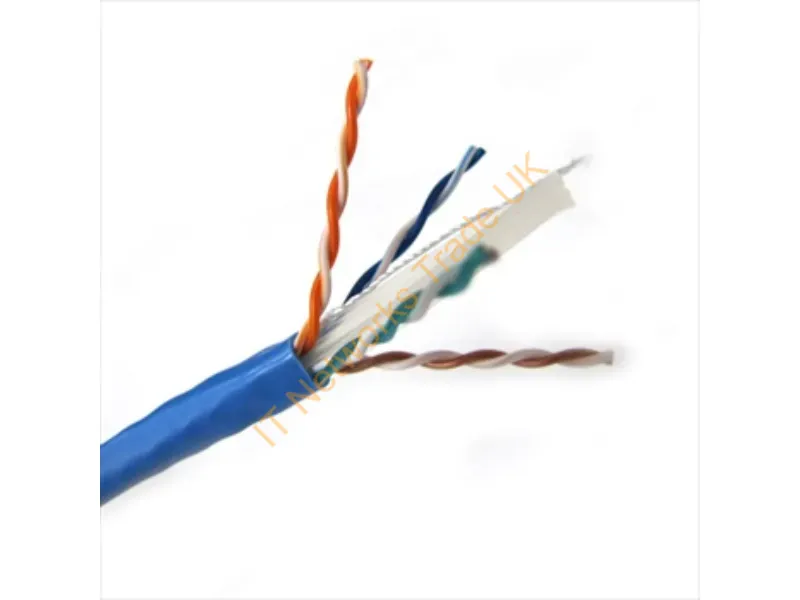 T2404L6-BL - Weltron 1000Ft Cat6 550Mhz Utp Networking Cable Blue 12000" (304.8 M) U/Utp (Utp)