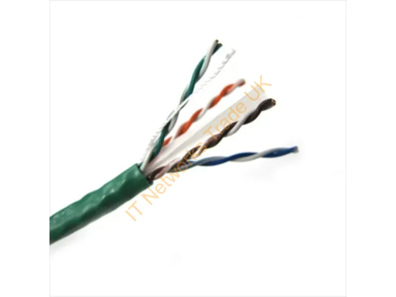 T2404L6-GN - Weltron 1000Ft Cat6 550Mhz Utp Networking Cable Green 12000" (304.8 M) U/Utp (Utp)