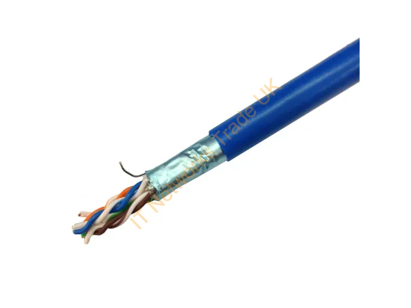 T2404L6A-SH-BL - Weltron T2404L6A-Sh-Bl Networking Cable Blue 12000" (304.8 M) Cat6A F/Utp (Ftp)