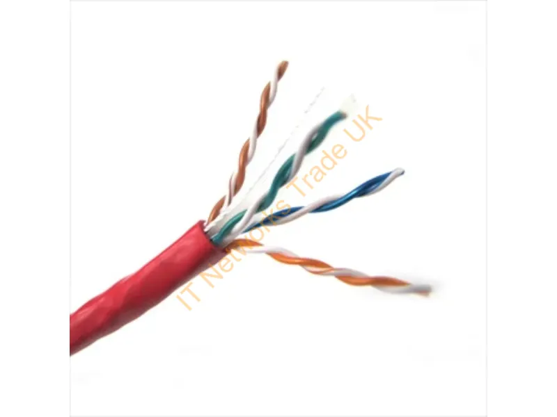 T2404L6P-RD - Weltron 1000Ft Cat6 550Mhz Utp Networking Cable Red 12000" (304.8 M) U/Utp (Utp)