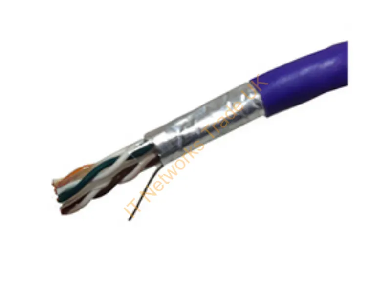 T2404L6PASH-PL - Weltron 1000 Ft. Cat6 550 Mhz Networking Cable Purple 12000" (304.8 M)