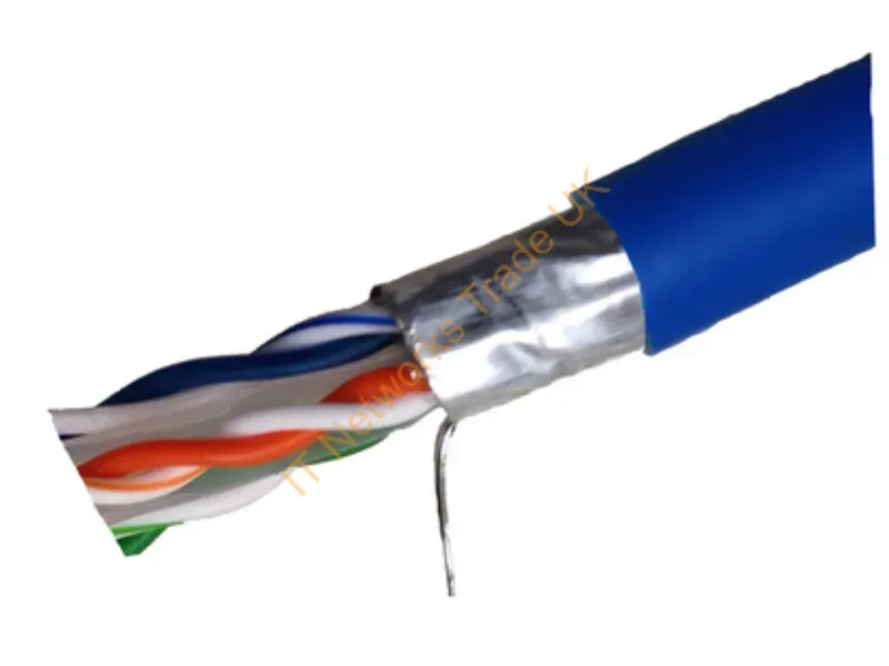T2404L6SH-BL - Weltron 1000 Ft. Cat6 550 Mhz Stp Networking Cable Blue 12000" (304.8 M) U/Ftp (Stp)
