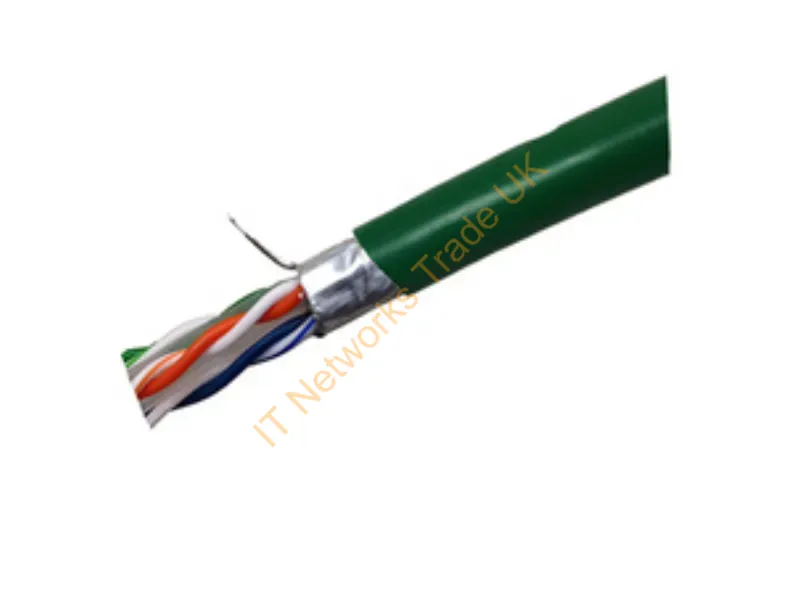 T2404L6SH-GN - Weltron 1000 Ft. Cat6 550 Mhz Stp Networking Cable Green 12000" (304.8 M) U/Ftp (Stp)
