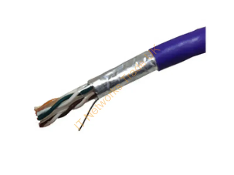 T2404L6SH-PL - Weltron 1000 Ft. Cat6 550 Mhz Stp Networking Cable Purple 12000" (304.8 M) U/Ftp (Stp)