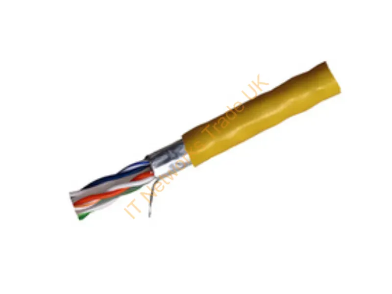 T2404L6SH-YL - Weltron 1000 Ft. Cat6 550 Mhz Stp Networking Cable Yellow 12000" (304.8 M) U/Ftp (Stp)