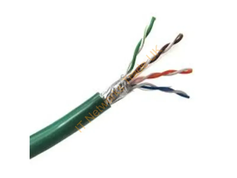 T2404L6SHP-GN - Weltron 1000Ft Cat6 Stp Networking Cable Green 11988.2" (304.5 M)