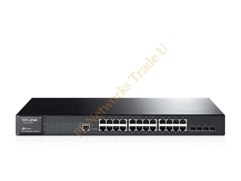 T2600G-28TS - TP-LINK T2600G-28TS Managed L2 Gigabit Ethernet (10/100/1000) Black network switch