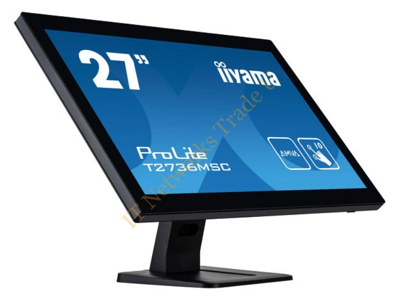T2736MSC-B1 - iiyama ProLite T2736MSC-B1 27" 1920 x 1080pixels Multi-touch Black touch screen monitor