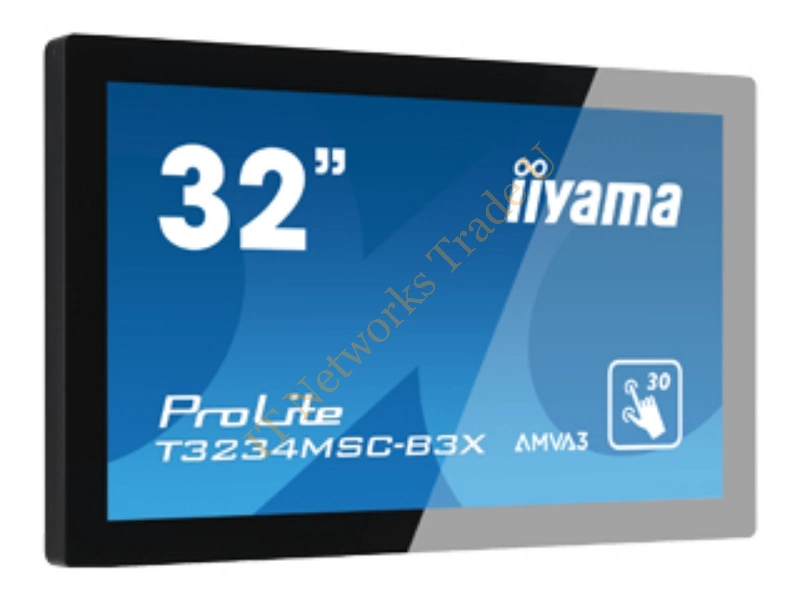 T3234MSC-B3X - iiyama ProLite T3234MSC-B3X 31.5" 1920 x 1080pixels Multi-touch Multi-user Black touch screen monitor
