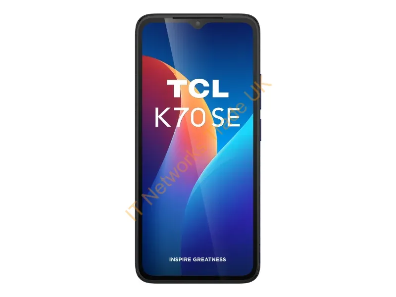 T453D-2ALCA112 - TCL K70 SE 16.7 cm (6.56") Dual SIM Android 16.0 4G USB Type-C 4 GB 64 GB 3000 mAh Black, Indigo