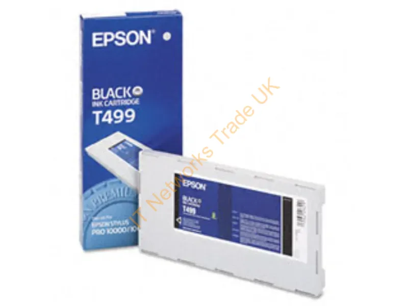 T499011 - C13T499011 (T499) Ink Cartridge Black, 500Ml