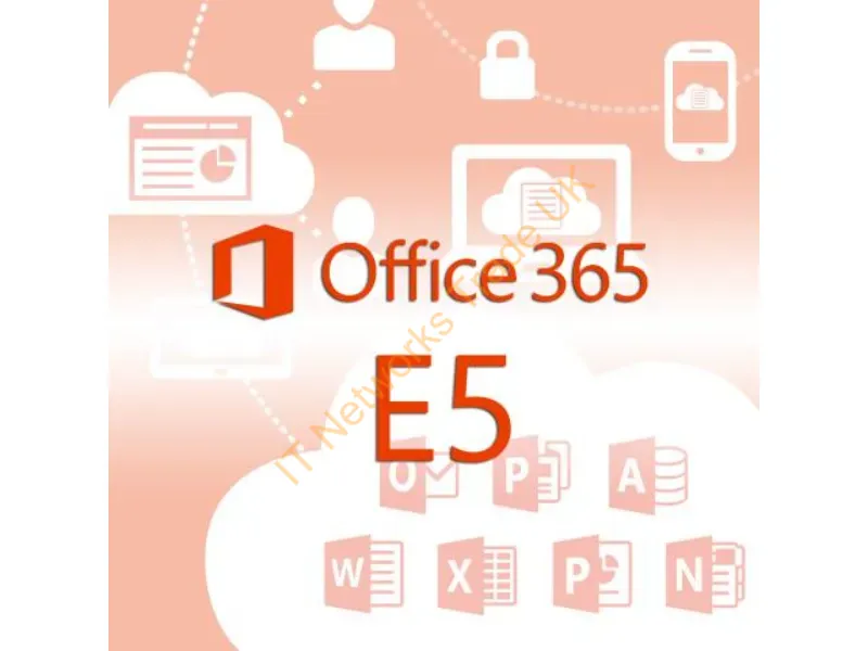 T4N-00003 - Microsoft Office 365 Enterprise E5 Open Value License (OVL) 1 license(s) 1 year(s)