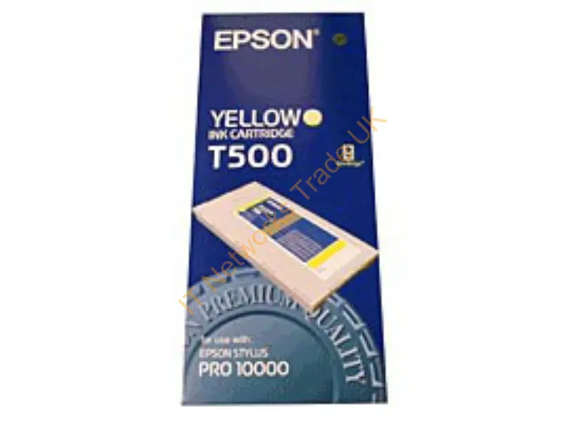 T500011 - C13T500011 (T500) Ink Cartridge Yellow, 500Ml