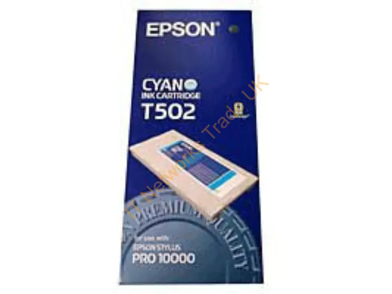 T502011 - C13T502011 (T502) Ink Cartridge Cyan, 500Ml