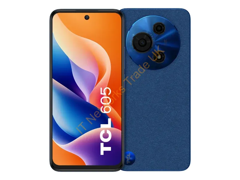 T517D-2BLCA112 - TCL 605 16.9 cm (6.67") Dual SIM Android 15 4G USB Type-C 4 GB 128 GB 5200 mAh Blue