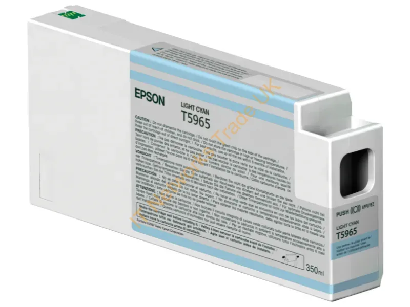 T596500 - C13T596500 (T5965) Ink Cartridge Bright Cyan, 350Ml