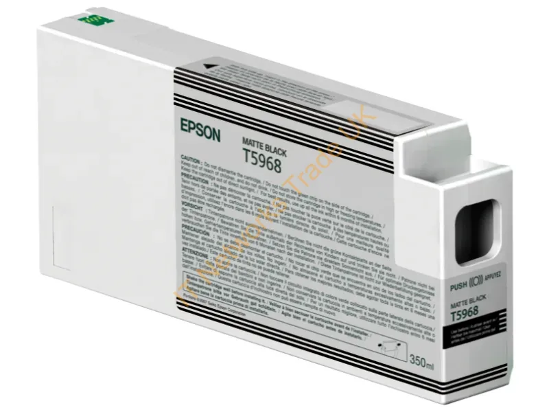 T596800 - C13T596800 (T5968) Ink Cartridge Black Matt, 350Ml
