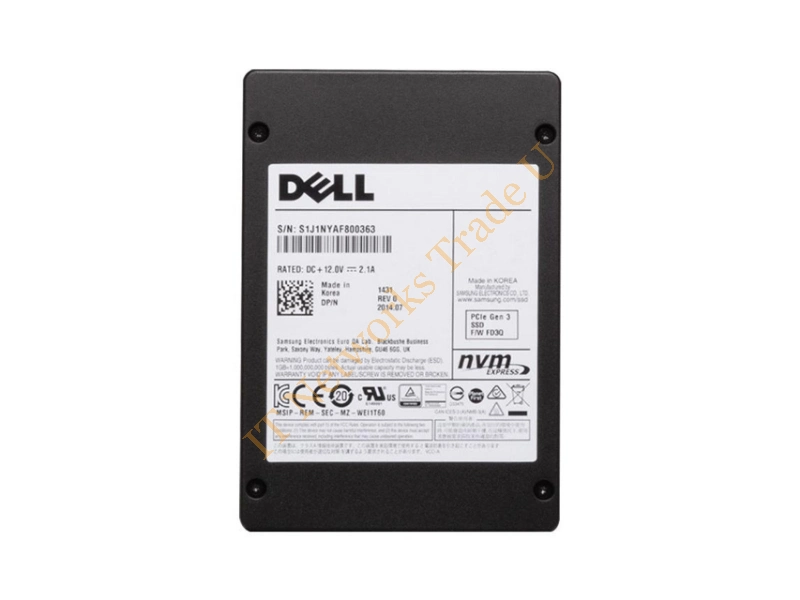 T5V5M Dell 800GB Triple-Level Cell (TLC) PCI Express 3.0 x4 NVMe 2.5-inch Solid State Drive SSD Storage